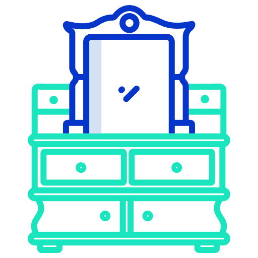Dressing table home decoration dressing table furniture and household icon Dressing table home decoration dressing table furniture and household icon