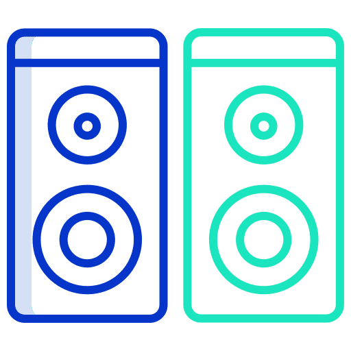 Speaker electronics subwoofer speaker icon Speaker electronics subwoofer speaker icon