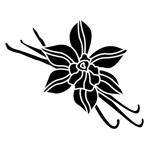 Vanilla plant flower nature icon