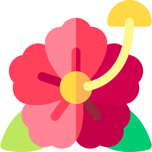 Hibiscus gardening blossom nature icon Hibiscus gardening blossom nature icon