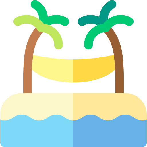 Hammock hammock palm tree vacations icon Hammock hammock palm tree vacations icon