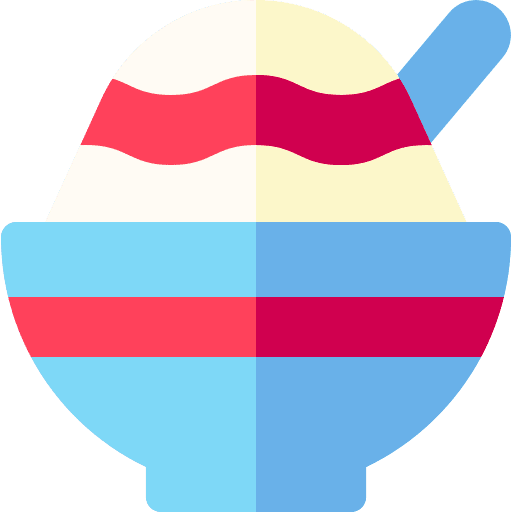 Shaved ice food and restaurant dessert shaved ice icon Shaved ice food and restaurant dessert shaved ice icon