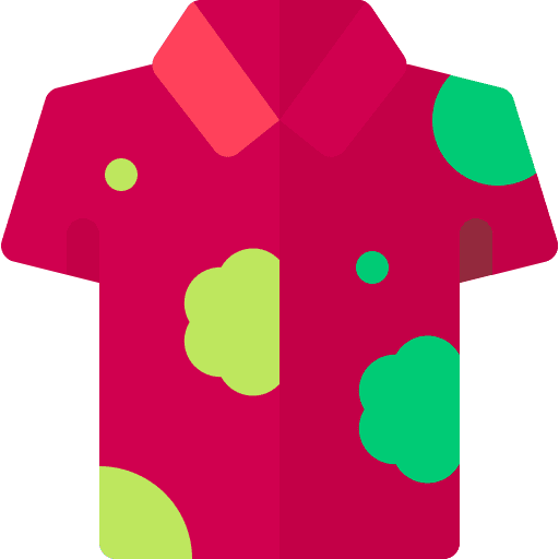 Shirt summer holidays vacation hawaiian shirt icon Shirt summer holidays vacation hawaiian shirt icon