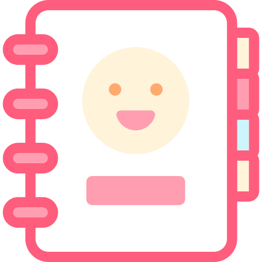 Book book contact book agenda icon Book book contact book agenda icon