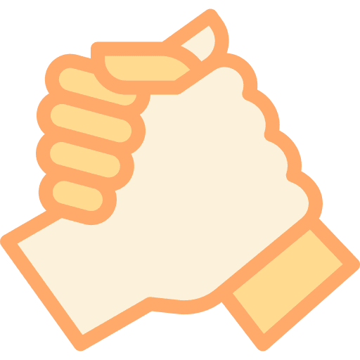 Friendship greetings salutation gesture icon Friendship greetings salutation gesture icon