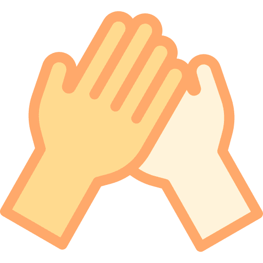 High five friendship relationship friendly icon High five friendship relationship friendly icon