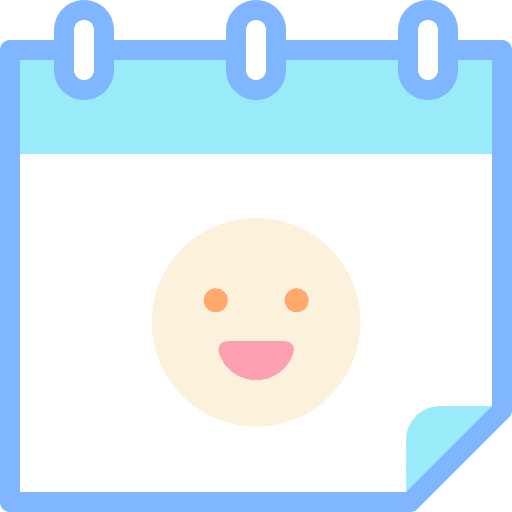 Calendar happy friendship happiness icon Calendar happy friendship happiness icon