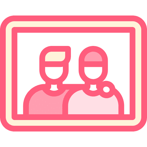 Photo picture frame portrait user icon Photo picture frame portrait user icon