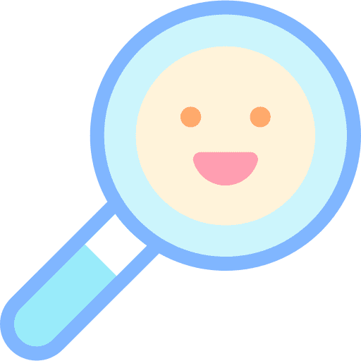 Search magnifier happiness friendship icon Search magnifier happiness friendship icon