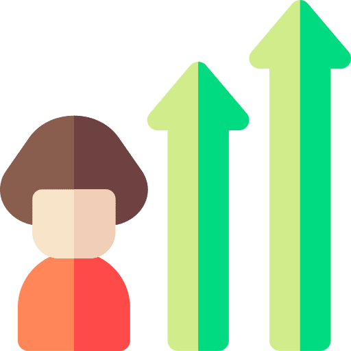 Career promotion job promotion competition woman icon Career promotion job promotion competition woman icon