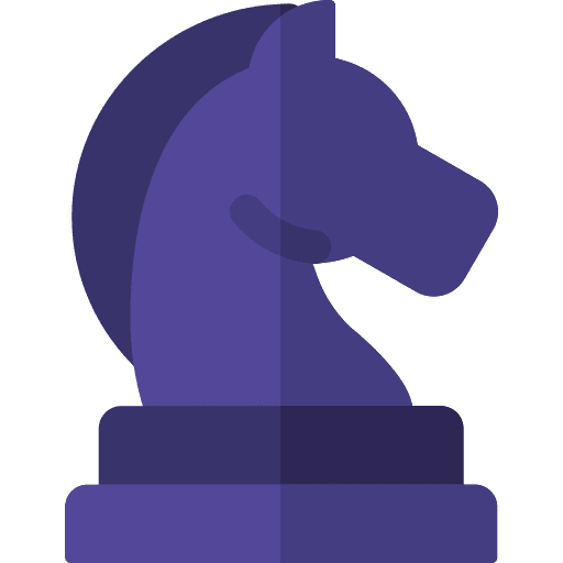 Strategy game chess chess piece icon
