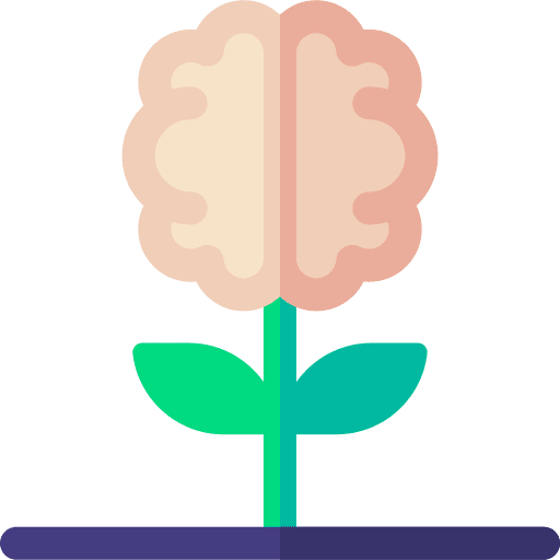 Growing mind education ideas icon Growing mind education ideas icon