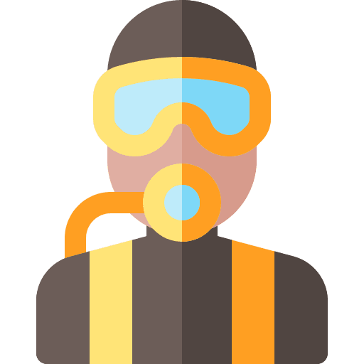 Diver occupation sports and competition diver icon Diver occupation sports and competition diver icon