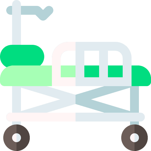 Medical stretcher stretcher medical stretcher gurney icon