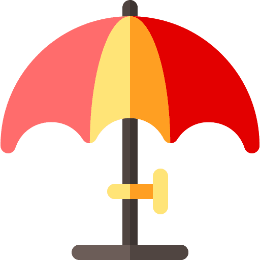 Sun umbrella vacations beach holidays icon Sun umbrella vacations beach holidays icon