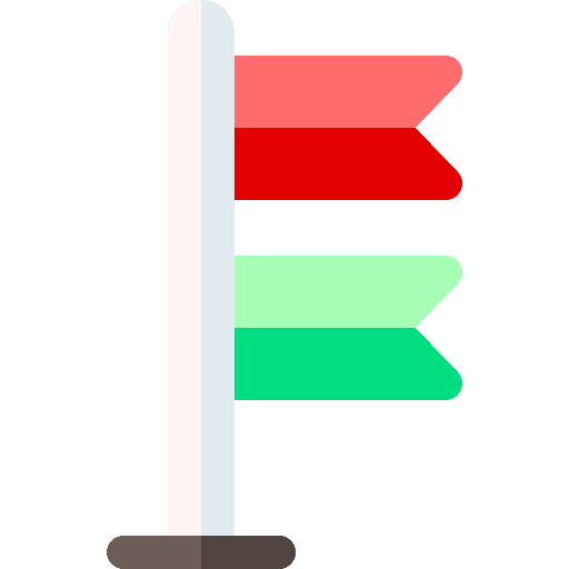 Flags signaling warning lifeguard icon Flags signaling warning lifeguard icon