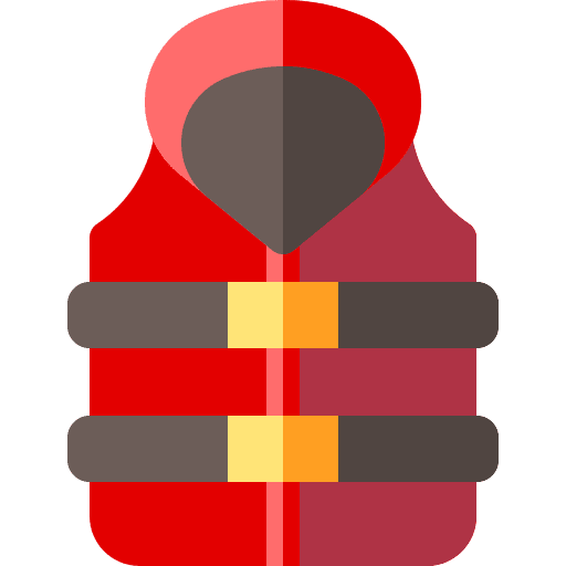 Life jacket worker life vest security icon Life jacket worker life vest security icon