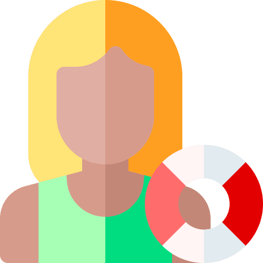 Lifeguard professions and jobs lifesaver safety icon Lifeguard professions and jobs lifesaver safety icon