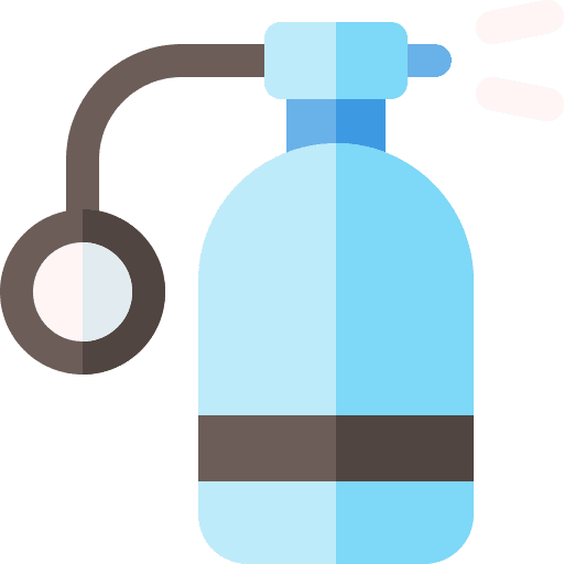 Oxygen tank medical gas cylinder healthcare icon Oxygen tank medical gas cylinder healthcare icon
