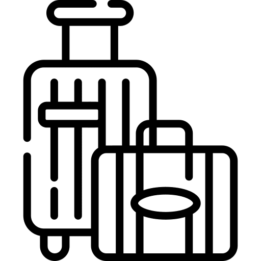 Luggage travel luggage baggage icon