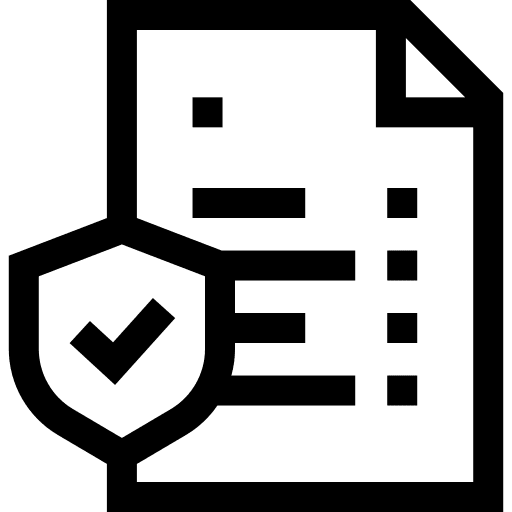 Compliant safety security protection icon