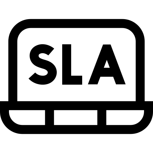 Sla monitor business and finance sla icon
