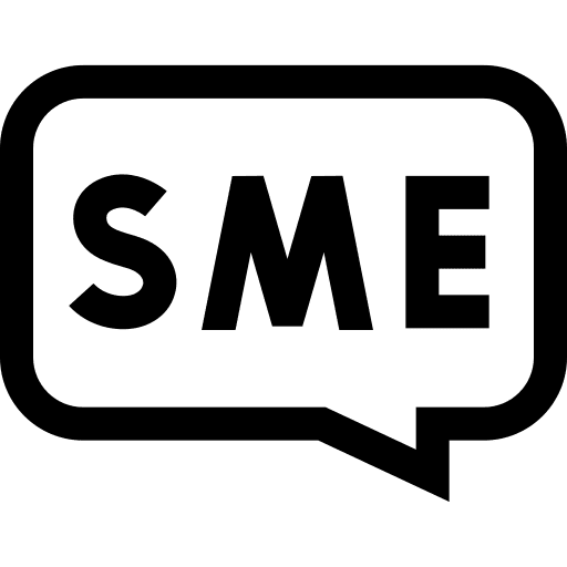 Sme sme strategy business and finance icon