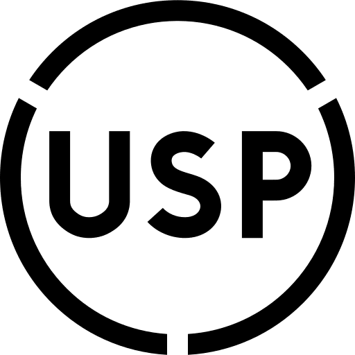 Usp unique proposition business and finance icon
