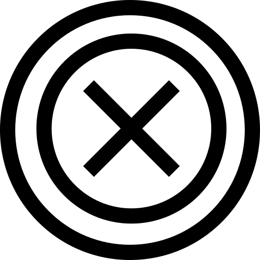 Occupied cross out interface signaling icon