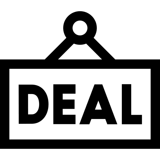 Deal promotion deal shop icon