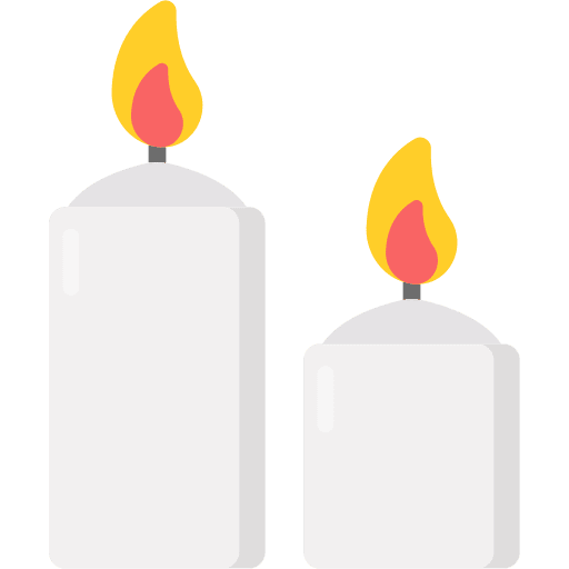 Candles decoration illumination candles icon Candles decoration illumination candles icon
