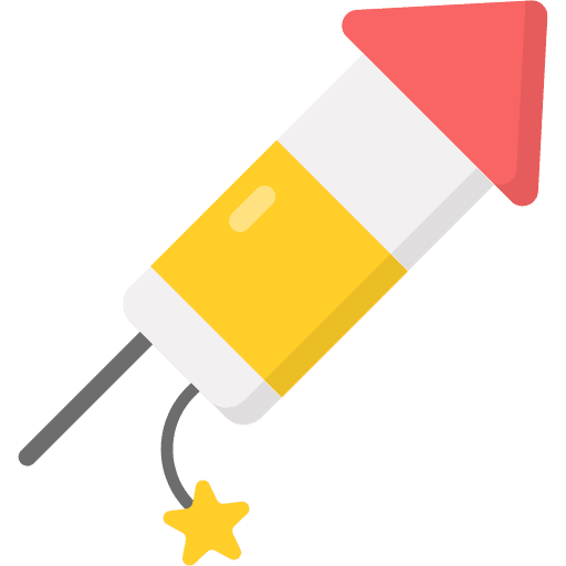 Fireworks entertainment celebration party icon Fireworks entertainment celebration party icon