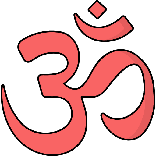 Om hinduism buddhism symbol icon