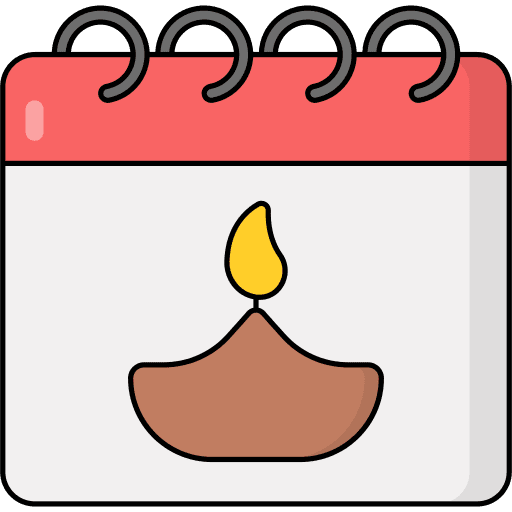 Calendar diwali calendar time and date icon Calendar diwali calendar time and date icon