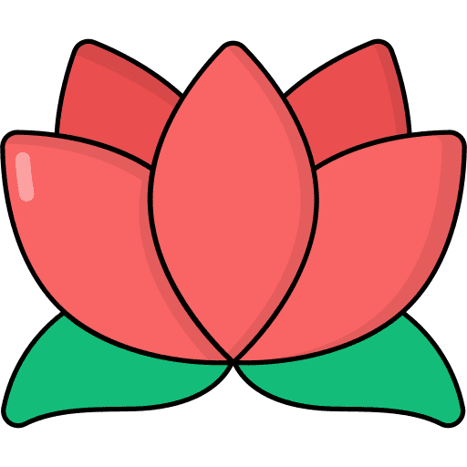 Lotus chakra wellness nature icon Lotus chakra wellness nature icon