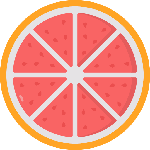 Grapefruit organic food and restaurant nutritive icon