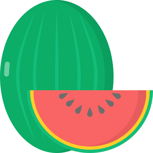 Watermelon food and restaurant fruit organic icon Watermelon food and restaurant fruit organic icon