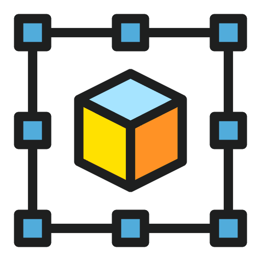 Design graphic design shape nodes icon