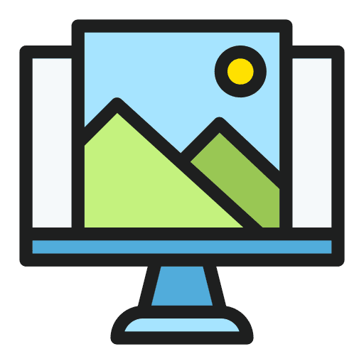 Gallery computer electronics monitor screen icon Gallery computer electronics monitor screen icon