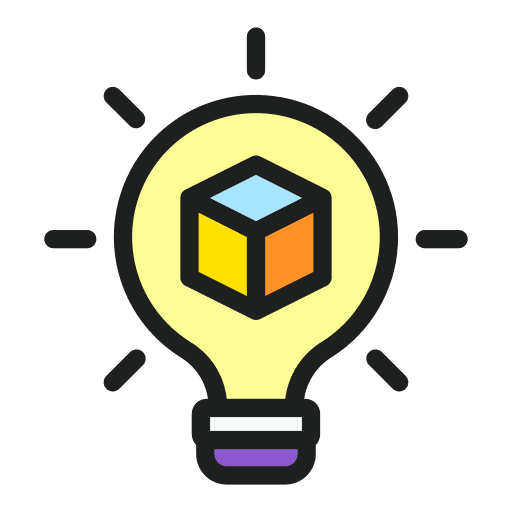 Idea bulb light bulb creative icon