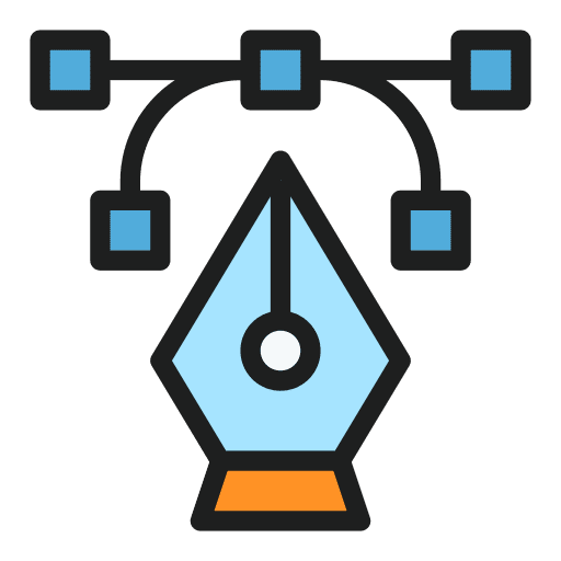 Pen tool edit tools graphic tool vector icon