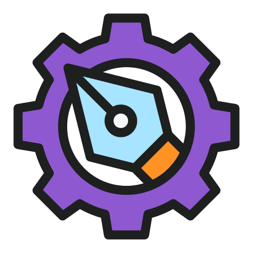 Pen tool gear pen tool edit tools icon Pen tool gear pen tool edit tools icon