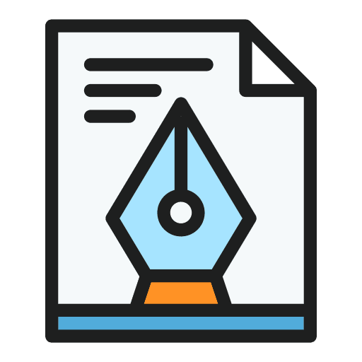Vector file files and folders paper contract icon