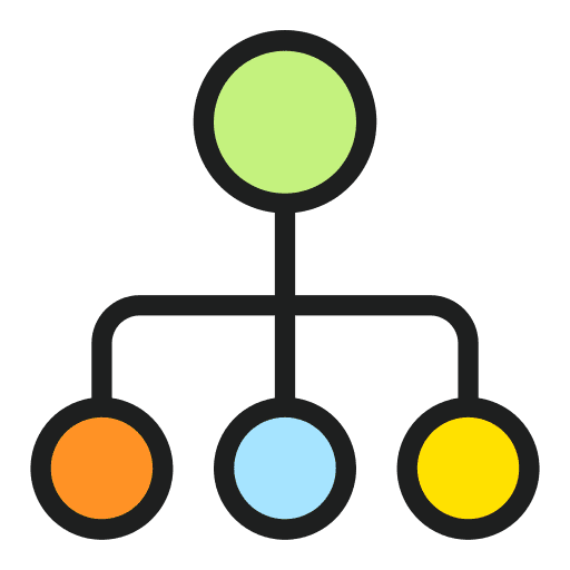 Diagram diagram hierarchical structure order icon