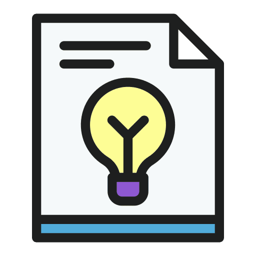 Idea idea document innovation icon Idea idea document innovation icon