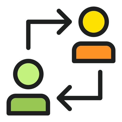 Rotation replacement rotate transfering icon