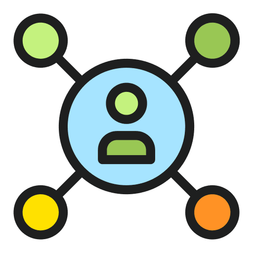 Diagram diagram user connect icon
