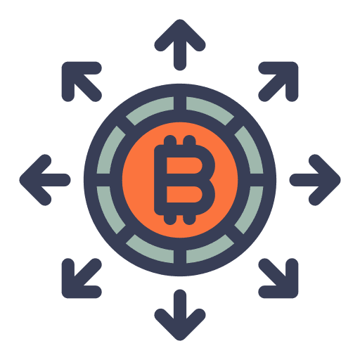 Bitcoin cash blockchain market icon Bitcoin cash blockchain market icon