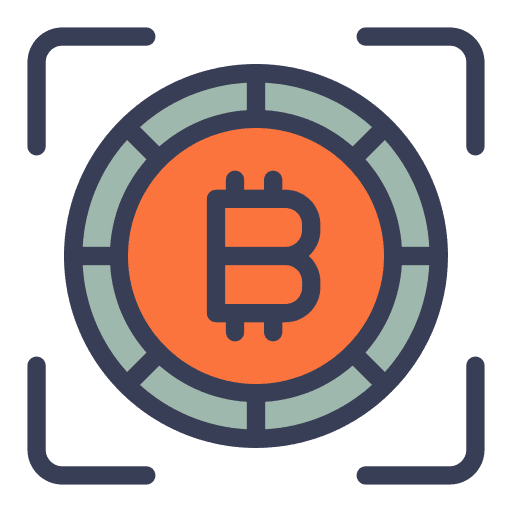 Bitcoin coin business and finance payment icon Bitcoin coin business and finance payment icon