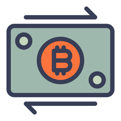 Bitcoin online payment electronics business and finance icon Bitcoin online payment electronics business and finance icon